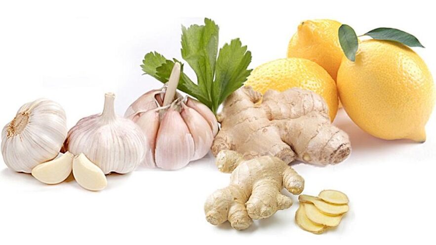 lemon ginger and garlic to remove parasites