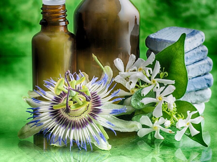 passionflower flower for removing parasites
