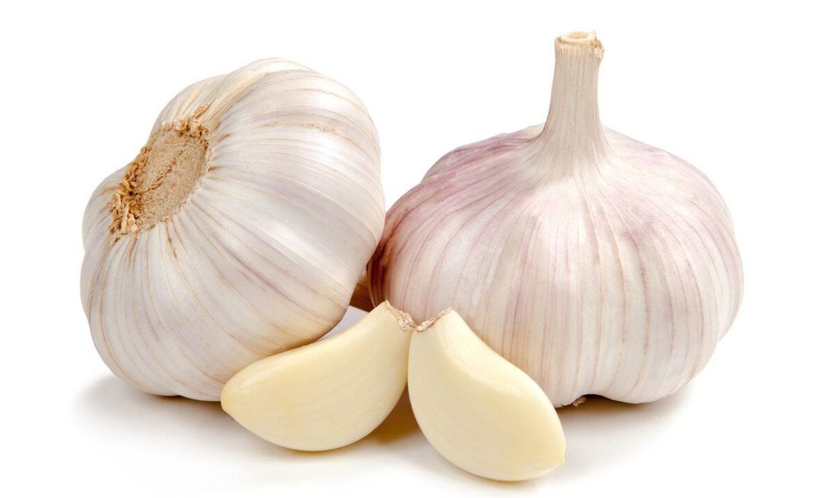 garlic juice against helminthiasis