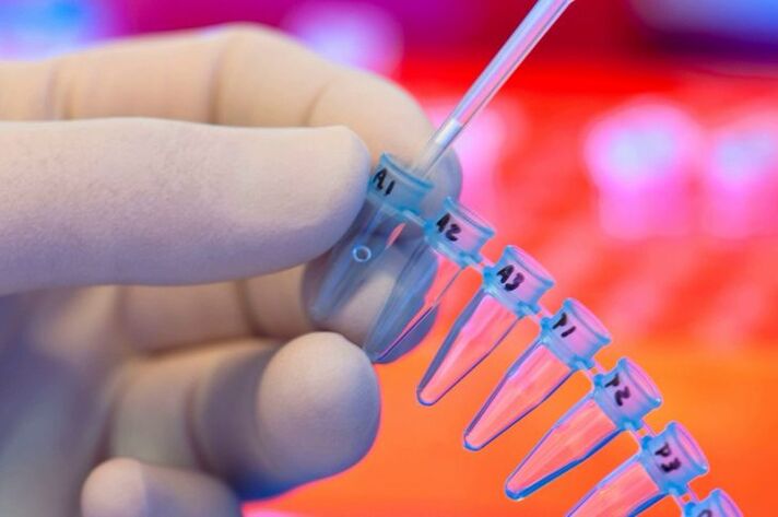 What tests are handed over for parasites