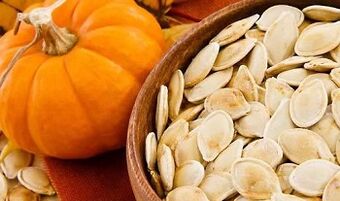 pumpkin seeds for removing parasites