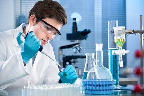 carrying out analysis to identify parasites